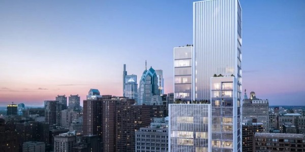 KPF在費城的第一座住宅大樓Arthaus封頂！