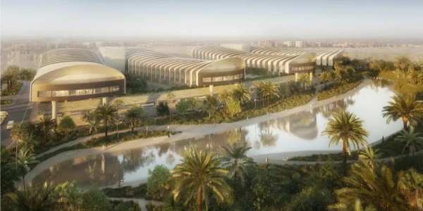 福斯特事務(wù)所新作‘開羅新全球心臟病醫(yī)院’，金字塔旁的‘綠洲’