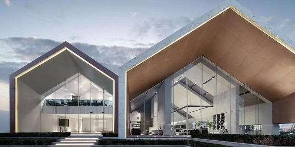 一體化的設(shè)計手法，塑造出建筑的體積感——運河源生活美學(xué)館